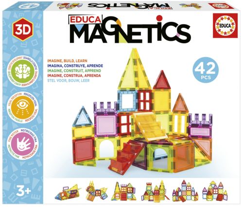 [20023] JUEGO 42 PIEZAS EDUCA MAGNETICS