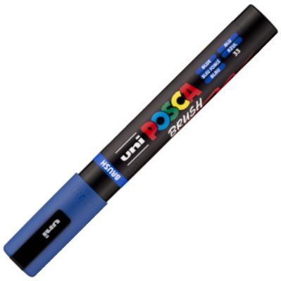 [311795000] MARCADOR UNI-POSCA BRUSH PUNTA 1-4MM PC-5BR COLOR AZUL