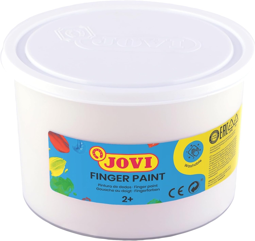 [56101] Bote pintura de dedos 500ml blanco