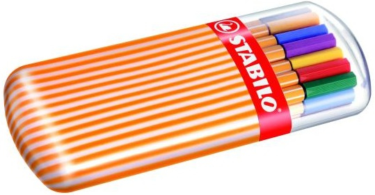 [8820/02] ESTUCHE 20 COLORES ZEBRUI STABILO POINT 88 PUNTA DE FIBRA