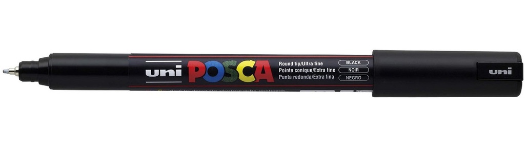 [89862000] MARCADOR UNI-POSCA PC1MR COLOR NEGRO PUNTA 0,7MM