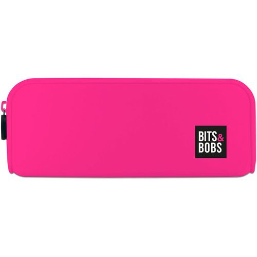 PORTATODO SILICONA ROSA FLUOR B&amp;B 23,1x31,3x2,8cm