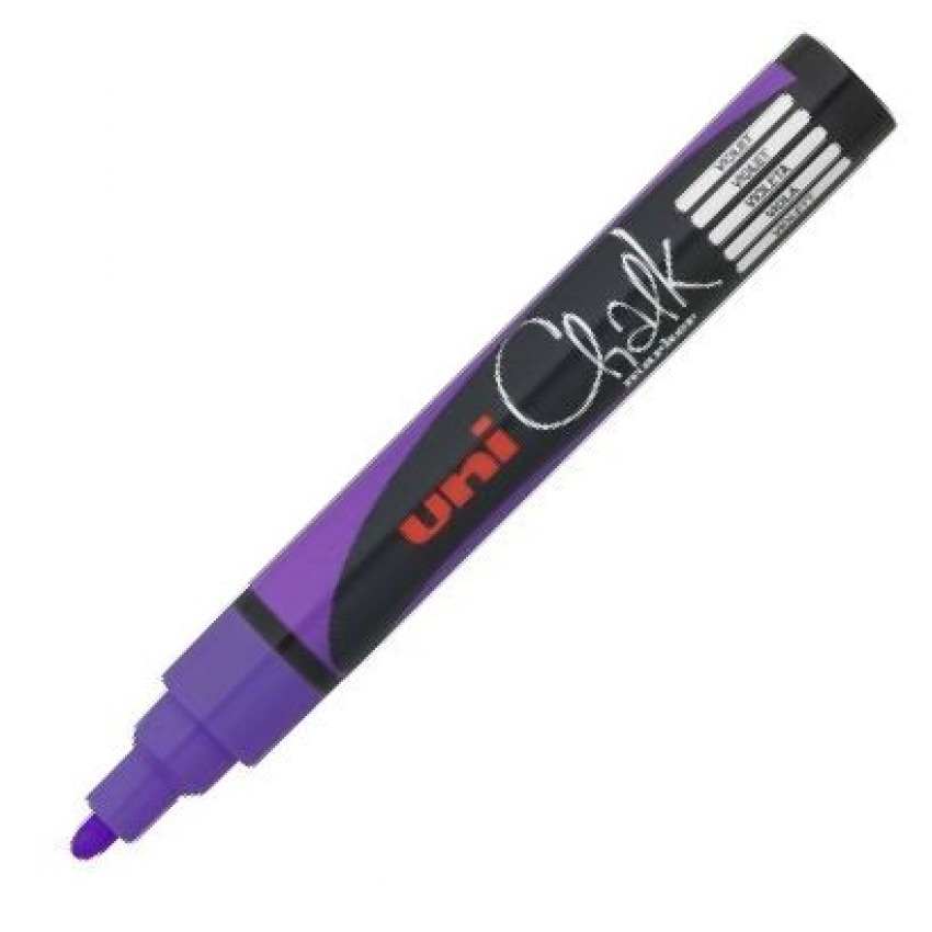 [10.1.0378] ROTULADOR TIZA LIQUIDA VIOLETA UNI-CHALK MARKER PWE M5