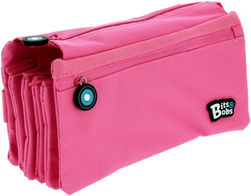 PORTATODO CUADRUPLE PLANO BITS &amp;BOBS ROSA 23X12 CM
