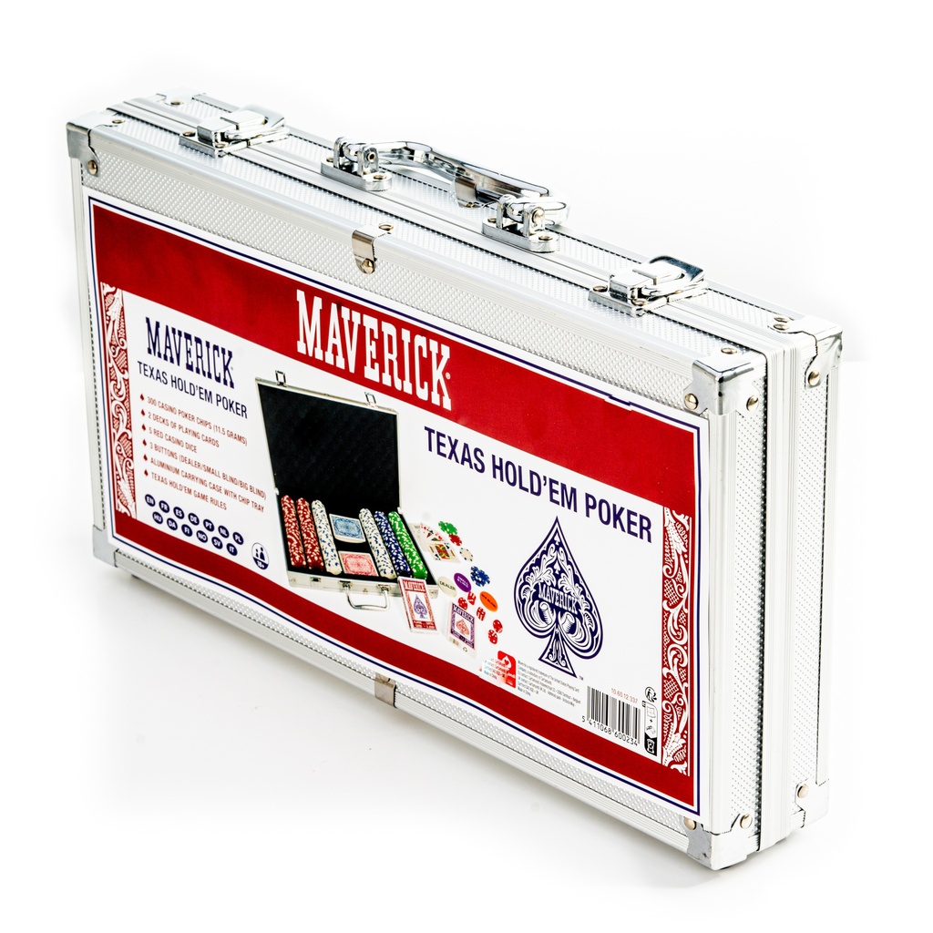 Set de poker founier maverick en maletín de aluminio