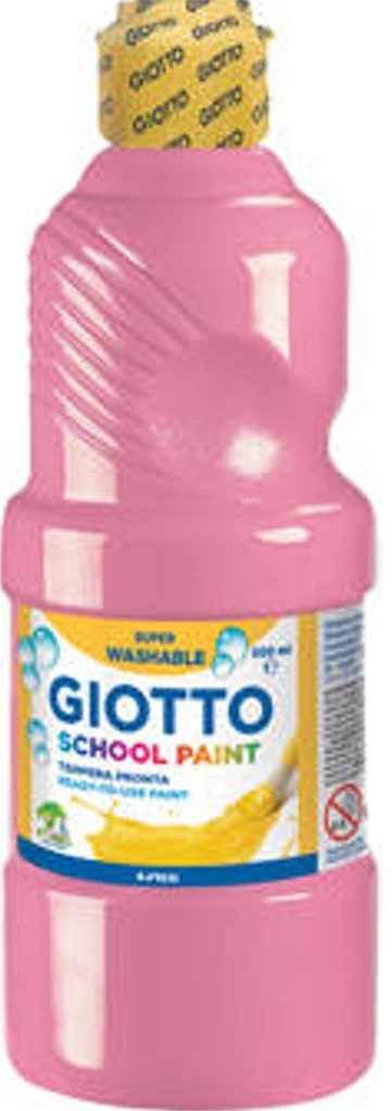 [535306] Bote témpera escolar Giotto 500ml rosa