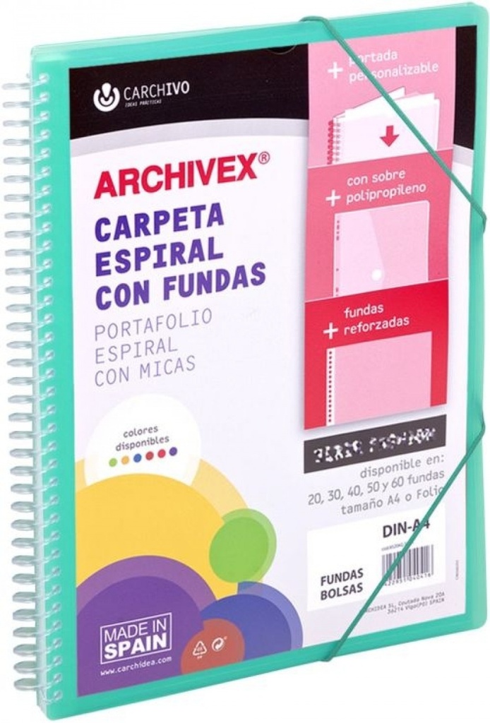 53033054 carpeta Polipropileno (PP) Verde A4