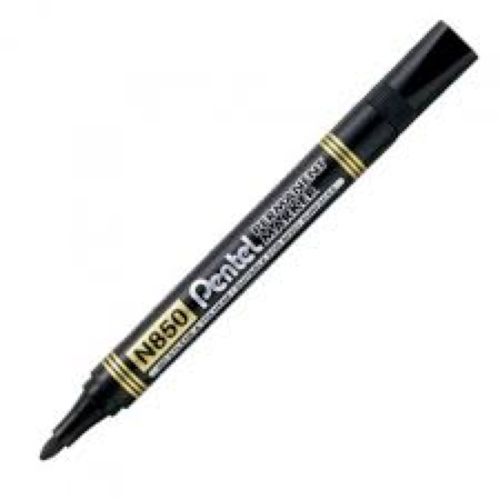 C/12 marcador permanente n850 color negro pentel