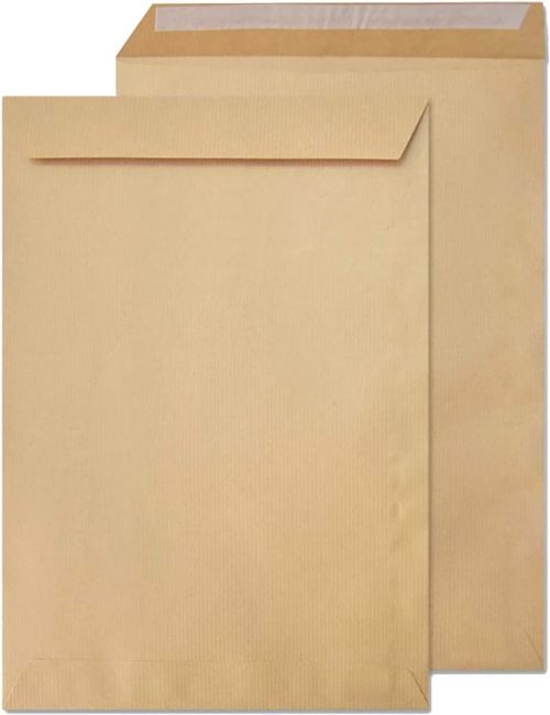 [141200] CAJA 500 BOLSAS POSTAL PROLONGADO (132X187) KRAFT 80 GRS. AUTOSAM AUTOADHESIVO CON TIRA DE SILICONA SAM 141200