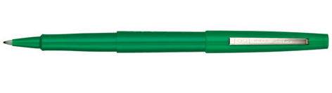 Flair rotulador de punta fina Verde 12 pieza(s)