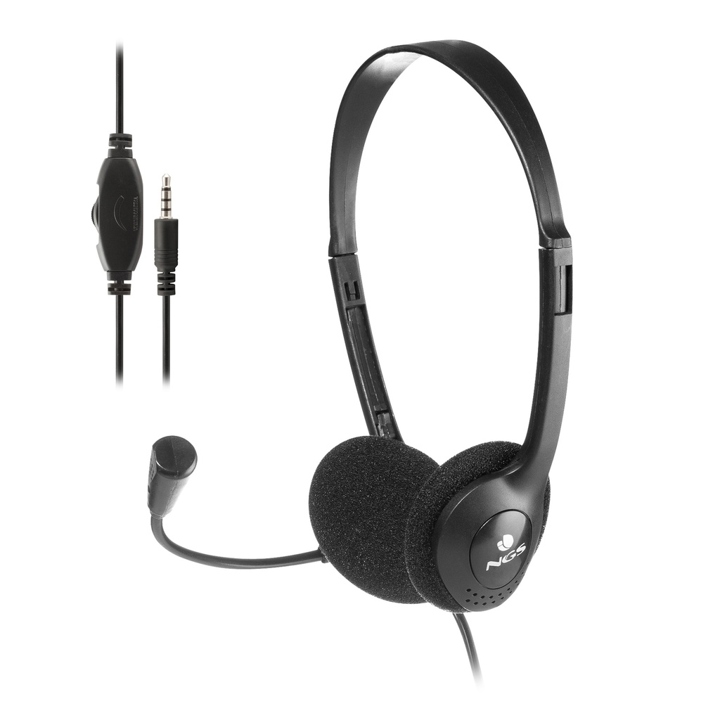 [NGS-HEADSET-0240] MS103 MAX Auriculares Alámbrico Diadema Llamadas/Música Negro