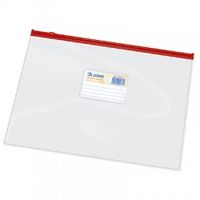 [99471] DOSSIER SOBRE DOHE ZIP Fº APAIS. PVC ROJ - Pack de 24 unidades
