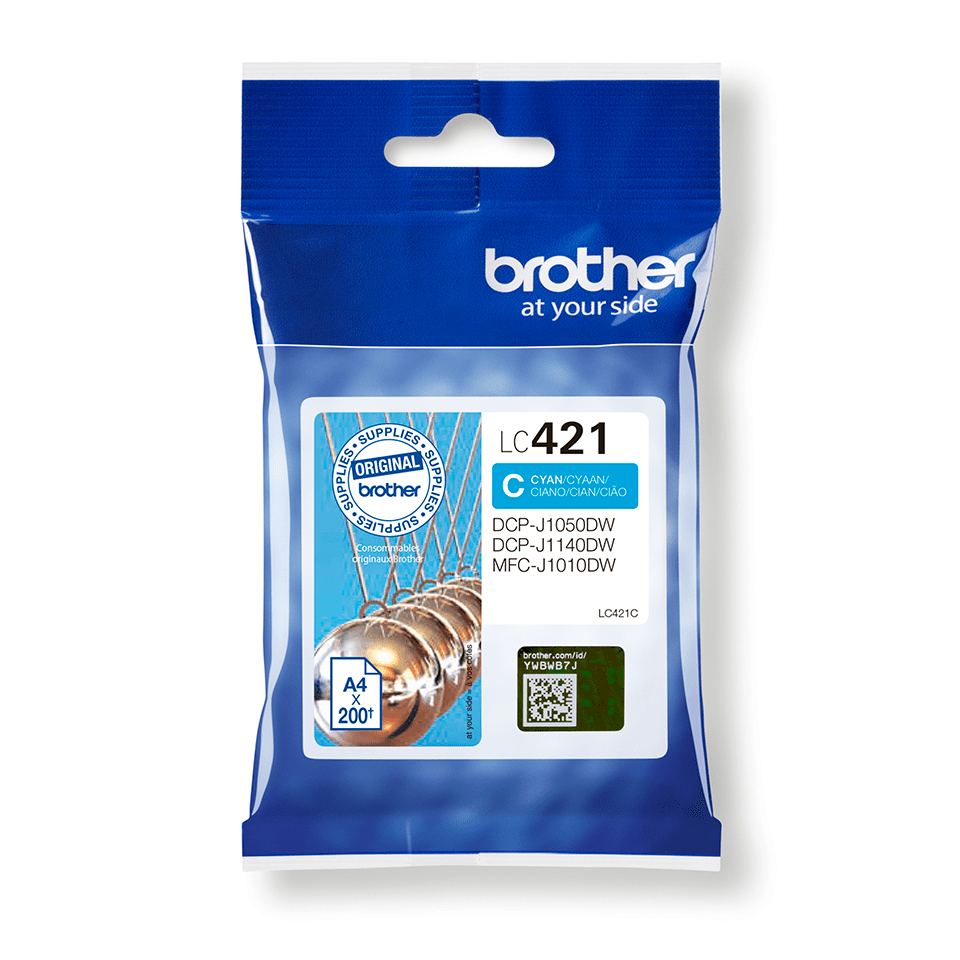 [LC421C] LC421C cartucho de tinta 1 pieza(s) Original Cian