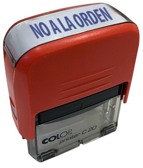 [156288/C20 NO A LA] SELLO AUTOMATICO PRINTER C20 PALABRA NO A LA ORDEN