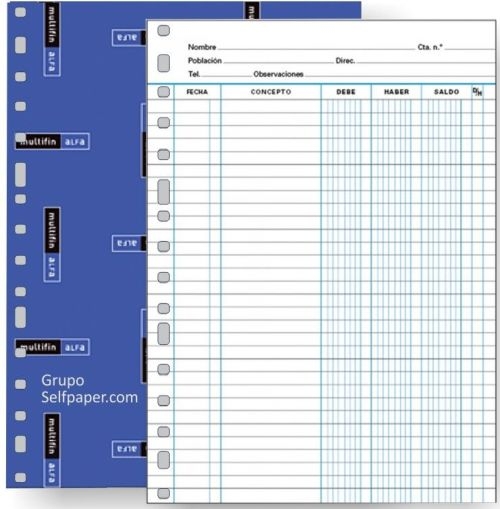 [4175500] RECAMBIO FOLIO MULTITALADRO CUENTAS CORRIENTES 3005