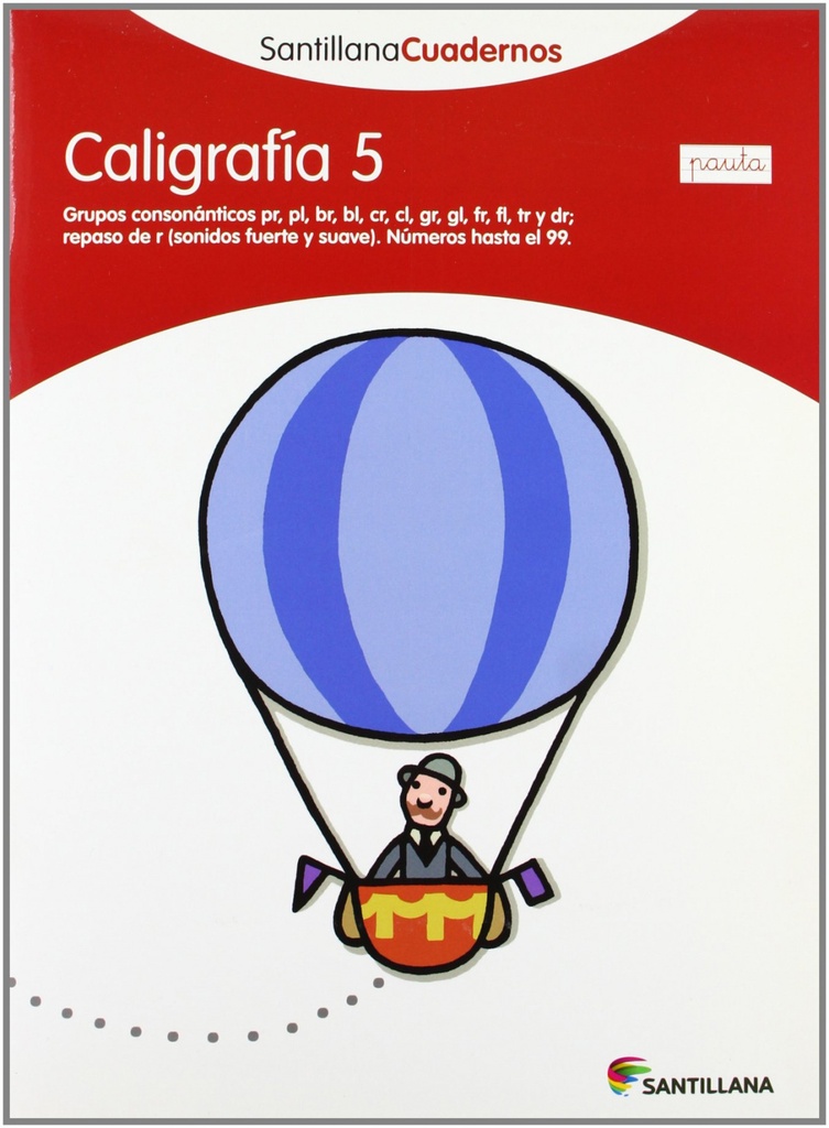Caligrafía, 5 Educación Primaria (pauta). Cuaderno