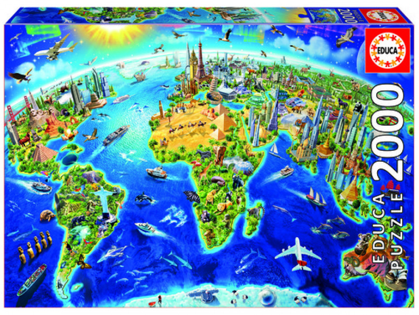 Símbolos del mundo puzzle 2000 piezas