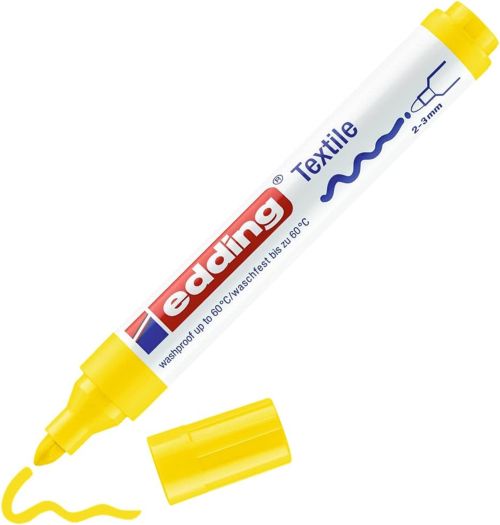 [450005] C/10 rotulador edding 4500 textil color amarillo 05