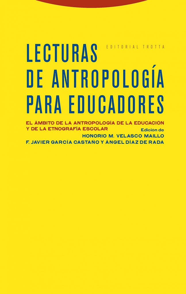 Lecturas antropología educadores