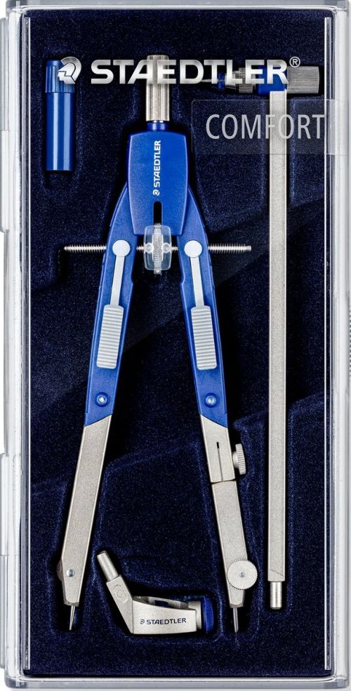 [552 02] Estuche compas bigotera mars quickbow 552 con alargadera