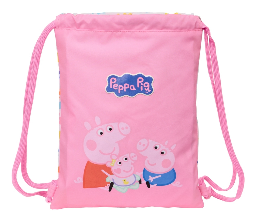 SACO PLANO JUNIOR PEPPA PIG BABY PIG 26x34x1cm
