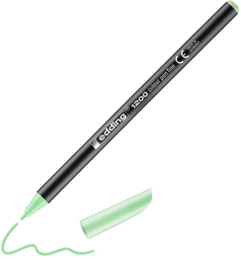 EDDING ROTULADOR PUNTA DE FIBRA 1200 PASTEL SORBETE DE MANZAN -10UD-