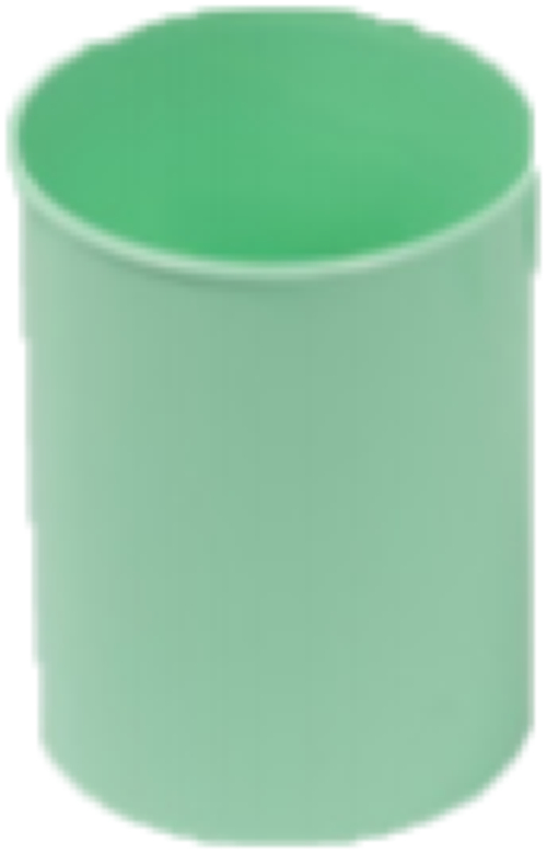 [206-34] CUBILETE DE PLASTICO OPACO PASTEL VERDE