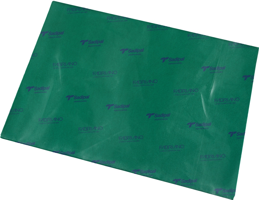 [S0718116] BOLSA 25+1 HOJAS PAPEL SEDA SADIPAL 50X75CM VERDE OSCURO