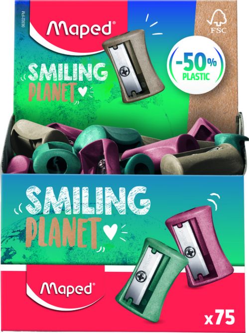 [063021FM] Exp 75 afilalapices plastico 1 uso vivo smiling planet