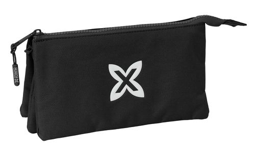 PORTATODO TRIPLE MUNICH BASICOS NEGRO 22x12x3CM