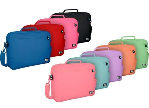 BANDOLERA BITS &amp;BOBS COLOR AZUL CLARO 38X28X6 CM.