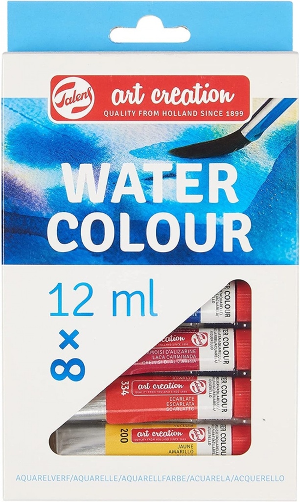9022008M pintura para manualidades Pintura de acuarela 12 ml 8 pieza(s)