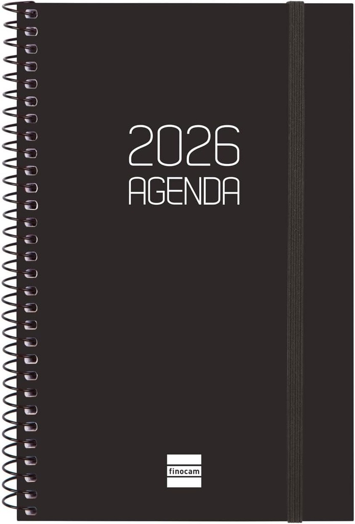 (CAT) AGENDA ANUAL 2026 OPAQUE E5 SVH NEGRE