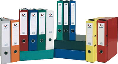 CAJA ARCHIVADOR DE PALANCA A4 ARCHIGRAF AZUL