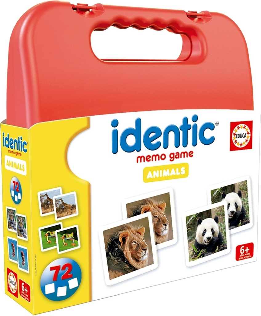 IDENTIC ANIMALES 72 PIEZAS