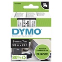 CINTA DYMO D1 9MMX7M NEGRO/BLANCO