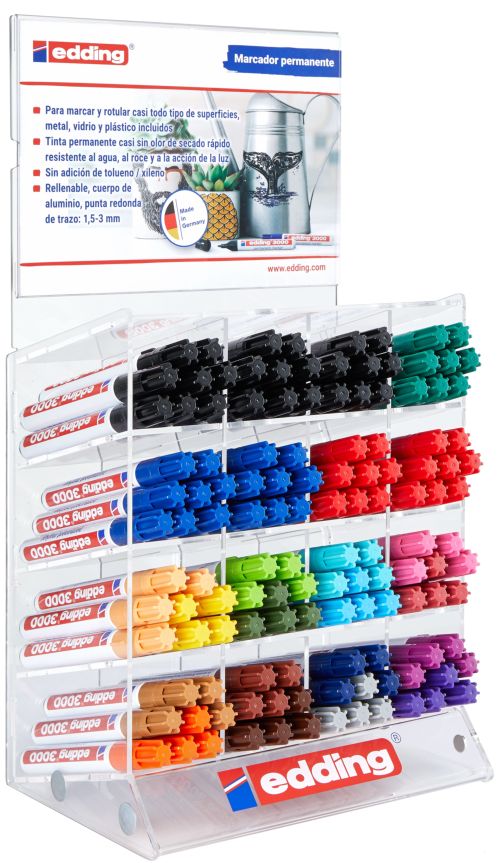 [4-73000] EXP 128 ROTULADOR EDDING 3000 COLORES SURTIDOS