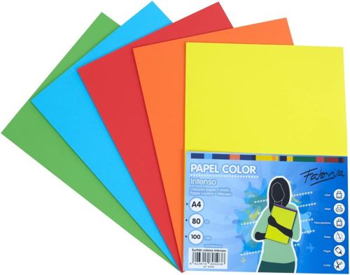 PAQ. 100H PAPEL FABRISA 80GR A4 STDO FUERTE