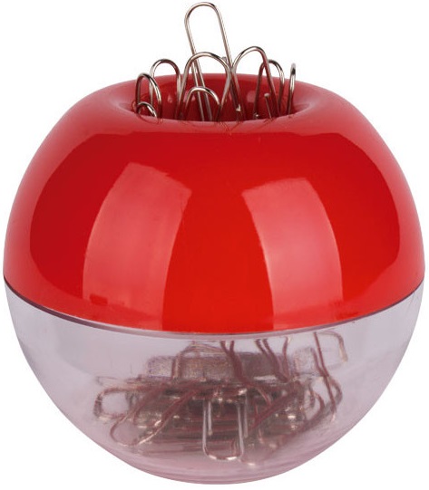 [13351] PORTACLIPS TRANSPARENTE + CLIPS APLI