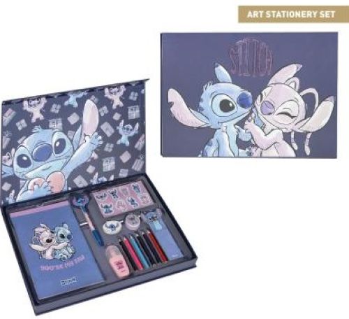 SET DE PAPELERIA STITCH