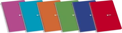 PAQ/10 CUADERNO ESPIRAL Fº 80H 60G. LISO TAPA BLANDA