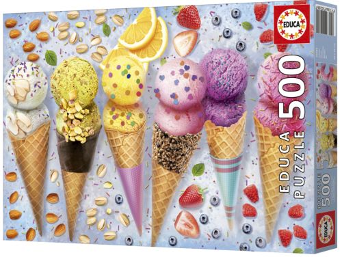 PUZZLE 500 PIEZAS HELADOS