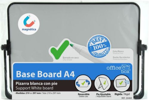 [26468] PIZARRA BLANCA A4 MAGNETICA CON PIE