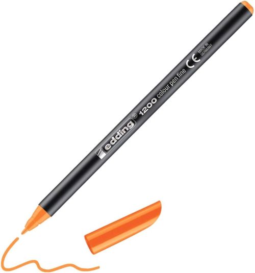 C/10 ROTULADOR EDDING 1200 NARANJA NEON 66 PUNTA DE FIBRA