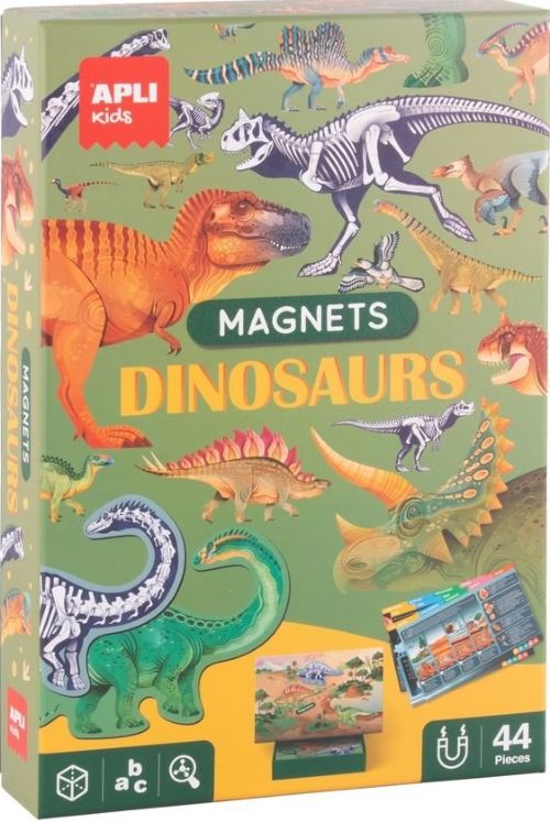 [20139] Juego magnetico educativo dinosaurios 44 piezas