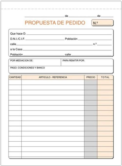 [T-71] PAQ/10 TALONARIOS DE PEDIDOS 1/4 NATURAL DUPLICADO AUTOCOP.