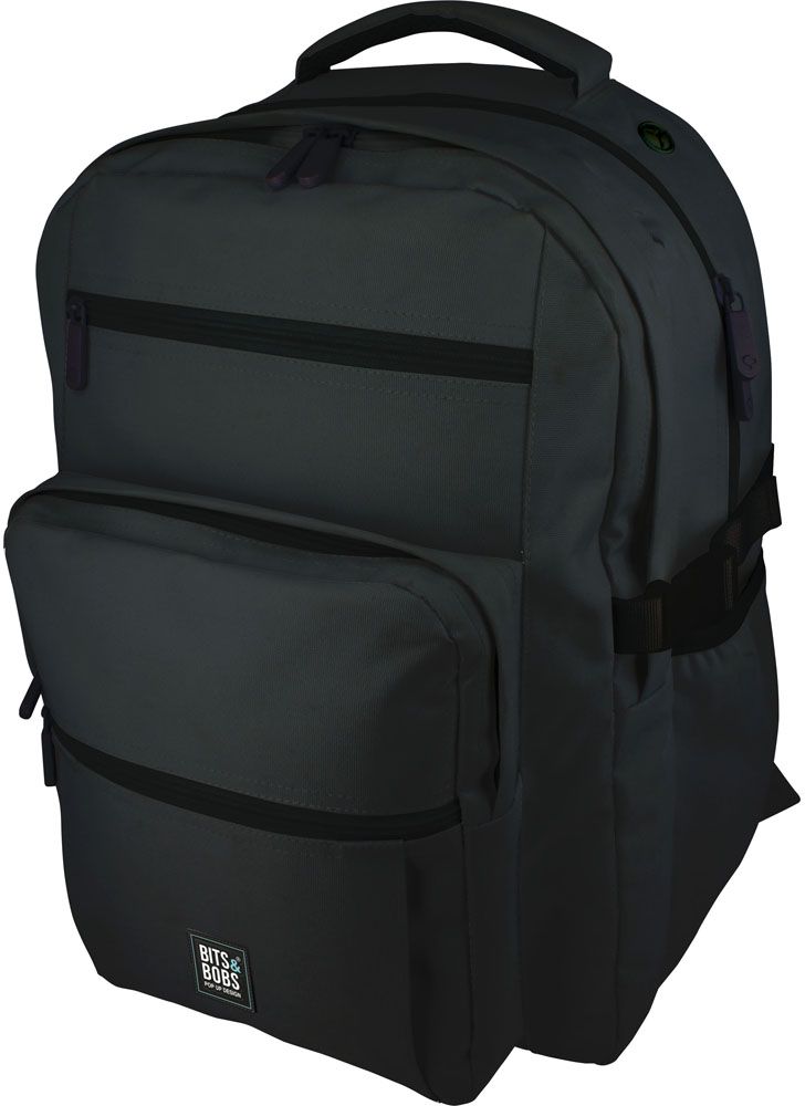 MOCHILA BIGPACK B&amp;B NEGRA 32x46x24cm