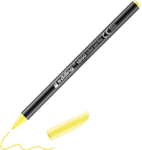[E-1200-083] C/10 rotulador edding 1200 pastel amarillo melon 83 punta fibra