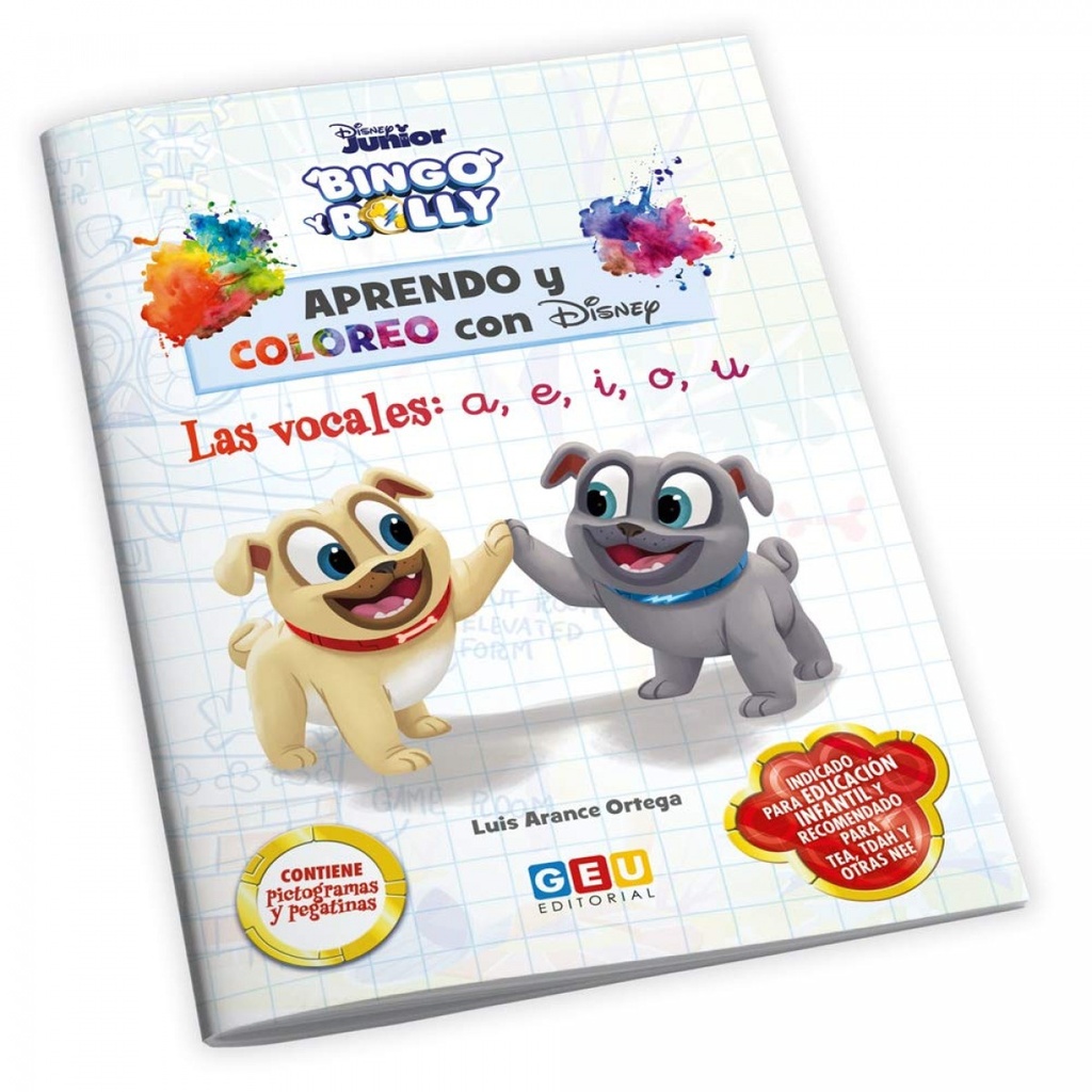 APRENDO Y COLOREO CON DISNEY VOCALES