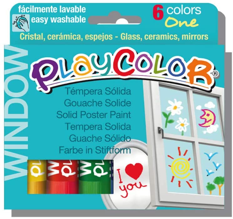 ESTUCHE 6 COLORES PLAYCOLOR WINDOW ONE